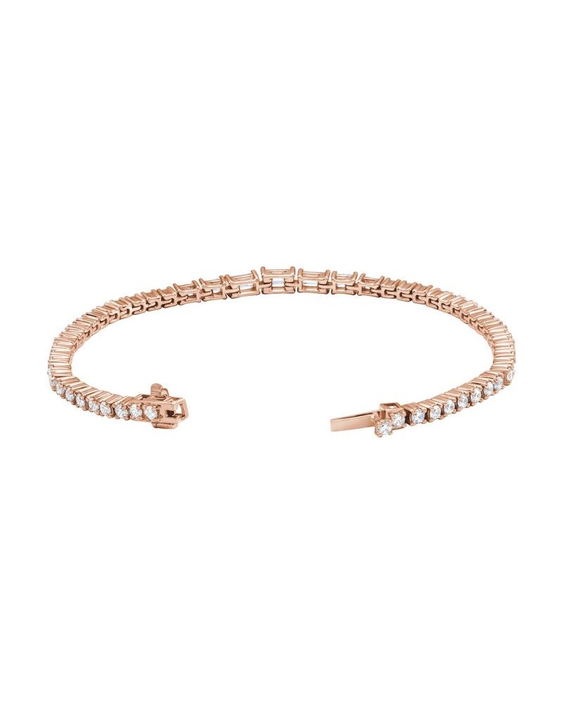 Pulseira Riviera em Ouro 14k com Diamantes de Laboratório – Modelo 4