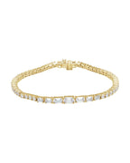 Pulseira Riviera em Ouro 14k com Diamantes de Laboratório – Modelo 4