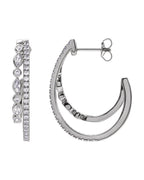 Brinco de Aro Cravejado em Ouro 14k com Diamantes Naturais – Modelo 24