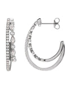 Brinco de Aro Cravejado em Ouro 14k com Diamantes Naturais – Modelo 24