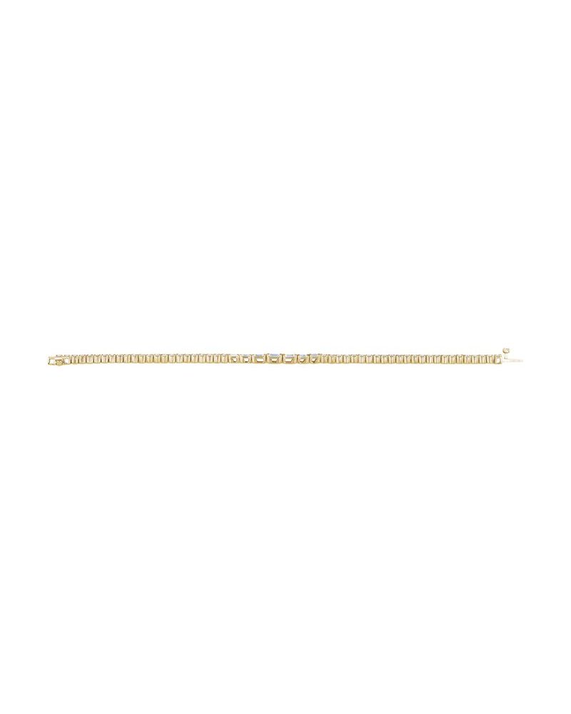 Pulseira Riviera em Ouro 14k com Diamantes de Laboratório – Modelo 4