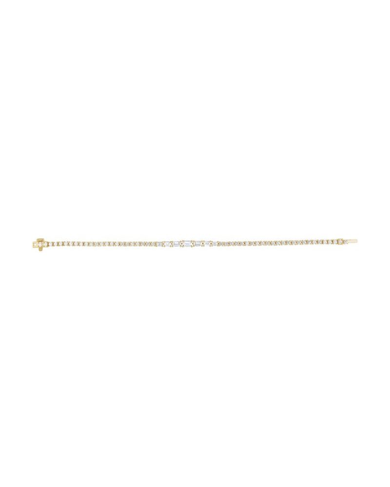 Pulseira Riviera em Ouro 14k com Diamantes de Laboratório – Modelo 4