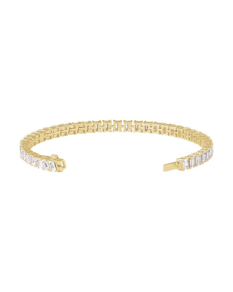 Pulseira Riviera em Ouro 14k com Diamantes de Laboratório – Modelo 3