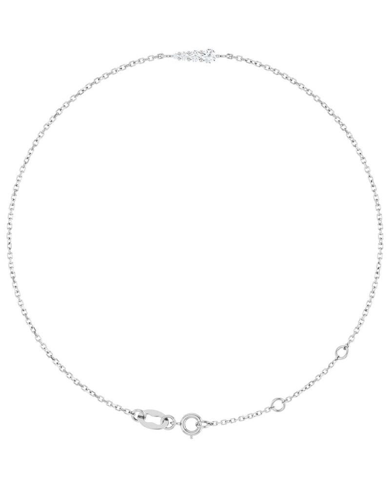 Pulseira Elos Degradê em Ouro 14k com Diamantes Naturais – Modelo 2