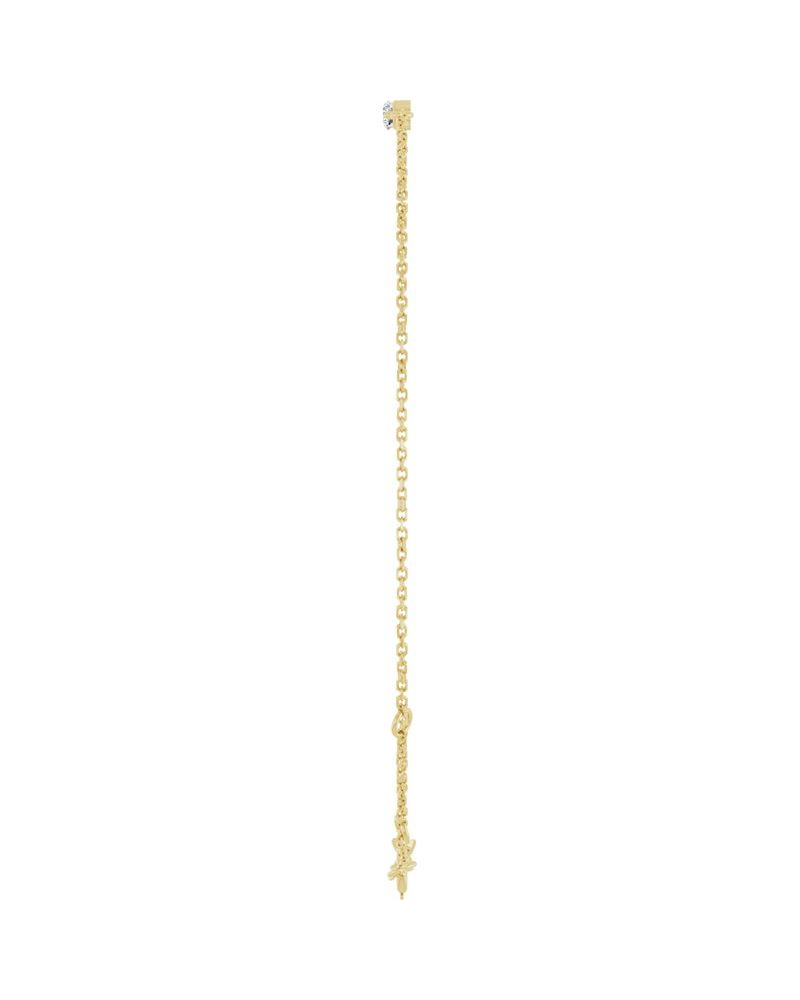 Pulseira Elos Degradê em Ouro 14k com Diamantes Naturais – Modelo 2