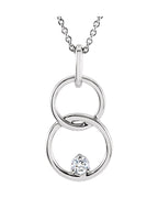 Colar Círculo Cravejado em Ouro 14k com Diamantes Naturais – Modelo 6