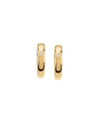 Brinco de Aro Cravejado com Dobradiça em Ouro 14k com Diamantes Naturais – Modelo 7