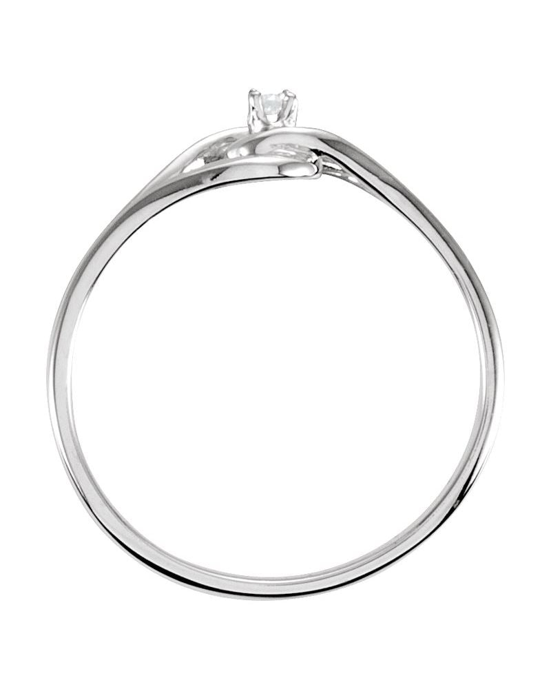 Anel Entrelaçado em Ouro 14k com Diamantes Naturais – Modelo 30