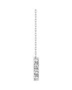 Colar Cruz Horizontal Cravejado em Ouro 14k com Diamantes de Laboratório