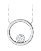 Colar Geométrico em Ouro 14k com Diamantes de Laboratório – Modelo 2