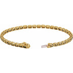 Pulseira riviera citrino – Ouro Amarelo 14k