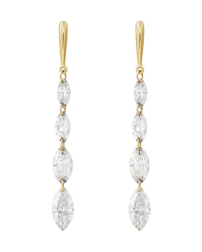 Brinco em Ouro 14k com Diamantes de Laboratório – Modelo 3