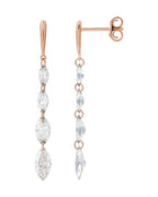 Brinco em Ouro 14k com Diamantes de Laboratório – Modelo 3