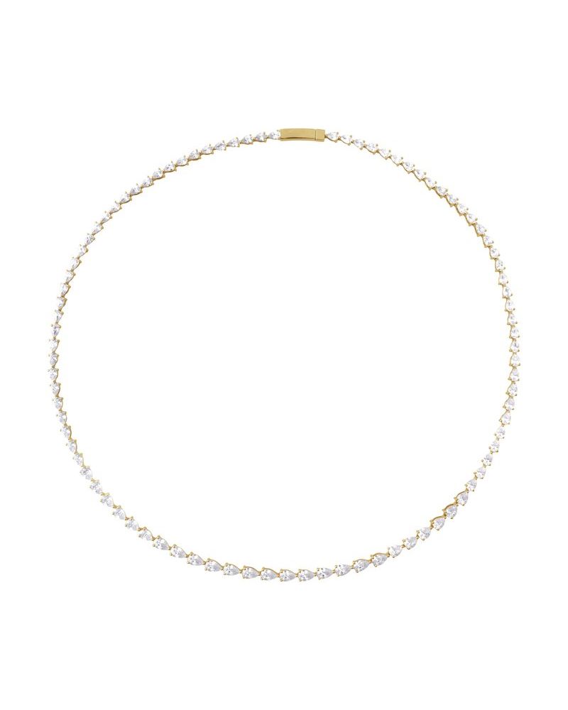 Colar Riviera em Ouro 14k com Diamantes de Laboratório – Modelo 7