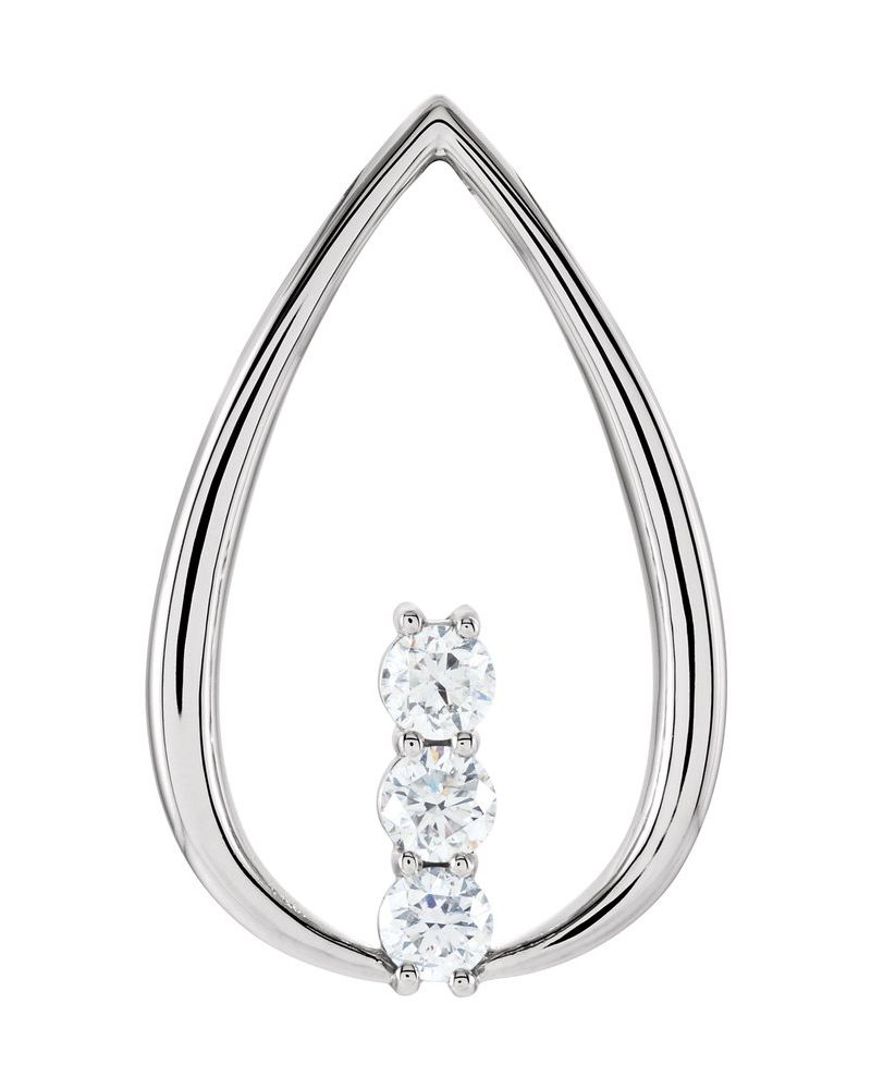Pingente Três Pedras Orgânico em Ouro 14k com Diamantes Naturais – Modelo 8