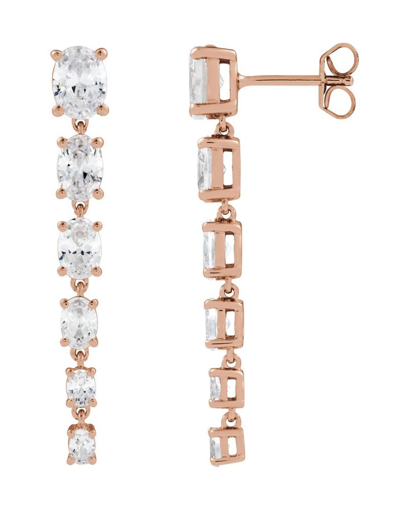 Brinco em Ouro 14k com Diamantes de Laboratório – Modelo 6