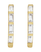 Brinco de Aro em Ouro 14k com Diamantes de Laboratório – Modelo 2