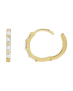 Brinco de Aro em Ouro 14k com Diamantes de Laboratório – Modelo 2