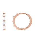 Brinco de Aro em Ouro 14k com Diamantes de Laboratório – Modelo 2