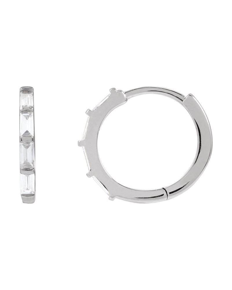 Brinco de Aro em Ouro 14k com Diamantes de Laboratório – Modelo 2
