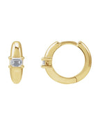 Brinco de Aro Cravejado em Ouro 14k com Diamantes Naturais – Modelo 12
