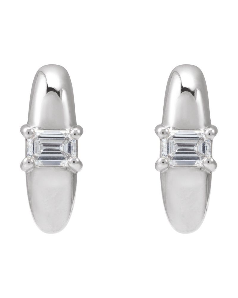 Brinco de Aro Cravejado em Ouro 14k com Diamantes de Laboratório – Modelo 7