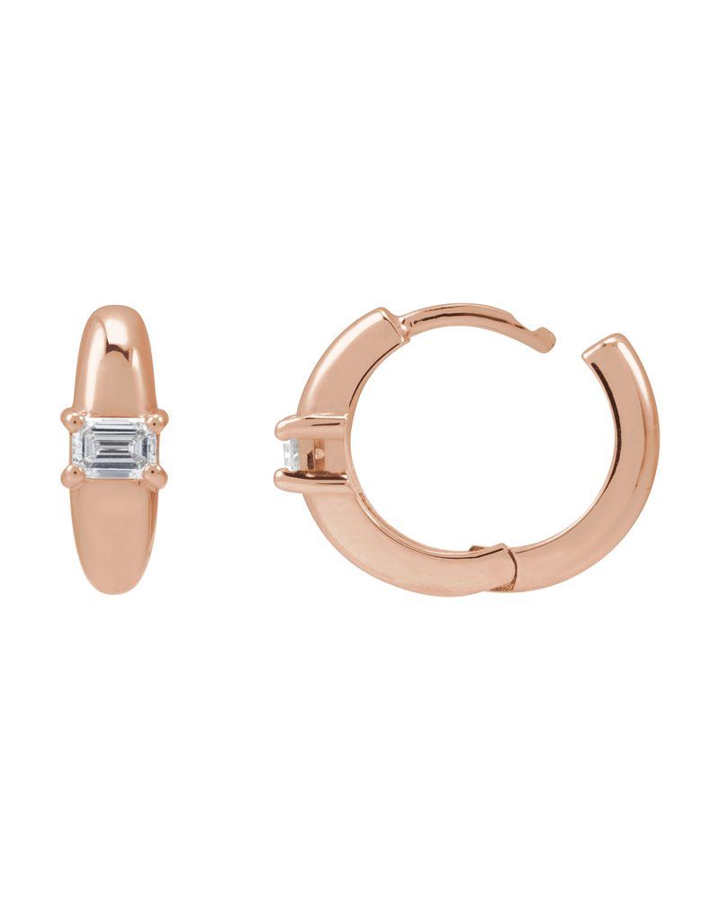 Brinco de Aro Cravejado em Ouro 14k com Diamantes Naturais – Modelo 12