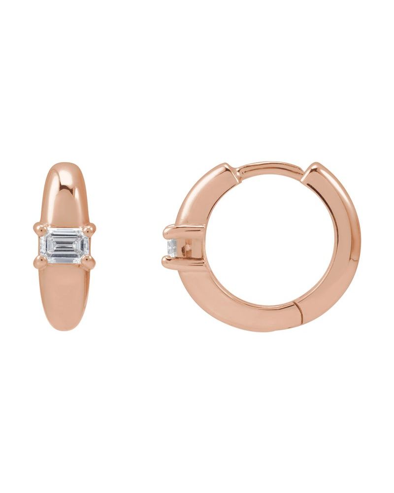 Brinco de Aro Cravejado em Ouro 14k com Diamantes Naturais – Modelo 12