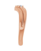 Anel Solitário em Ouro 14k com Diamantes de Laboratório – Modelo 4