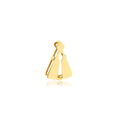 Pingente Nsa Caixa — Ouro 10K