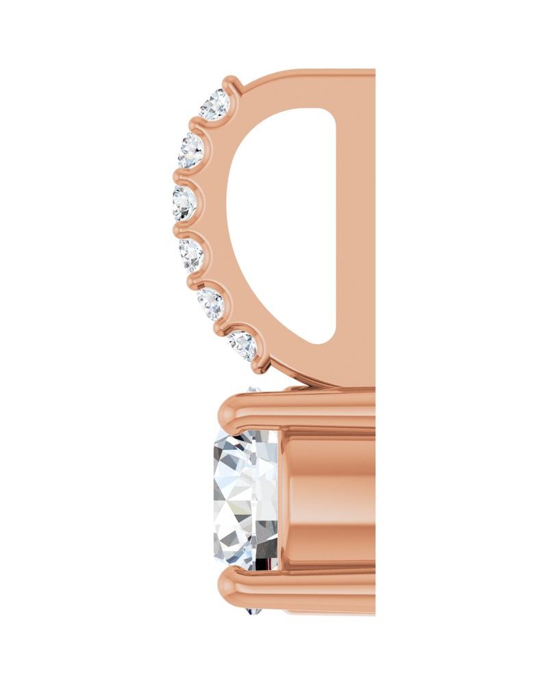 Pingente Cravejado em Ouro 14k com Diamantes de Laboratório – Modelo 2