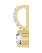 Pingente Cravejado em Ouro 14k com Diamantes de Laboratório – Modelo 2