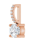 Pingente Cravejado em Ouro 14k com Diamantes de Laboratório – Modelo 2