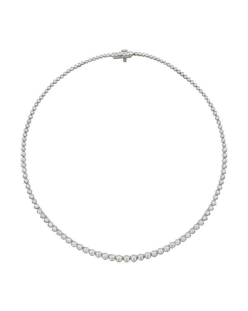 Colar Riviera Cravejado em Ouro 14k com Diamantes de Laboratório