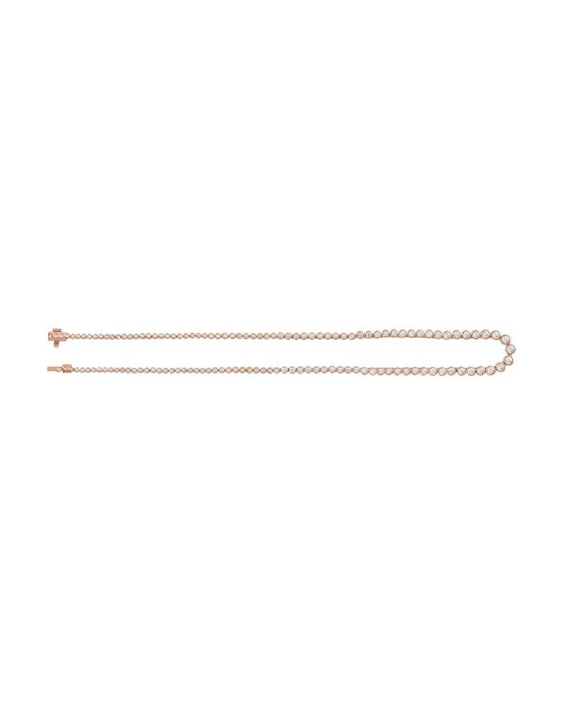 Colar Riviera Cravejado em Ouro 14k com Diamantes de Laboratório
