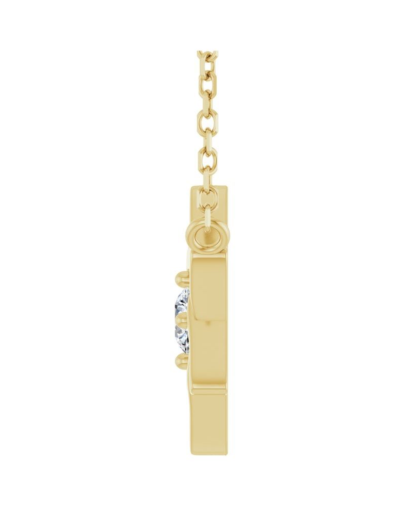 Colar Estrela de Davi em Ouro 14k com Diamantes de Laboratório