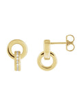 Brinco Pendente Cravejado em Ouro 14k com Diamantes Naturais – Modelo 2