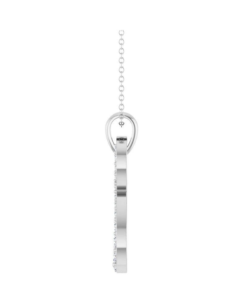 Colar Infinito Cravejado em Ouro 14k com Diamantes de Laboratório – Modelo 2