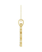 Colar Infinito Cravejado em Ouro 14k com Diamantes de Laboratório – Modelo 2