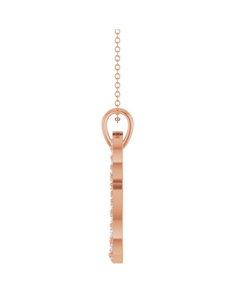 Colar Infinito Cravejado em Ouro 14k com Diamantes de Laboratório – Modelo 2