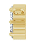Colar Cluster em Ouro 14k com Diamantes de Laboratório