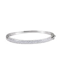 Bracelete Rígido Cravejado em Ouro 14k com Diamantes Naturais – Modelo 6