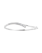 Bracelete Rígido Cravejado em Ouro 14k com Diamantes Naturais – Modelo 5