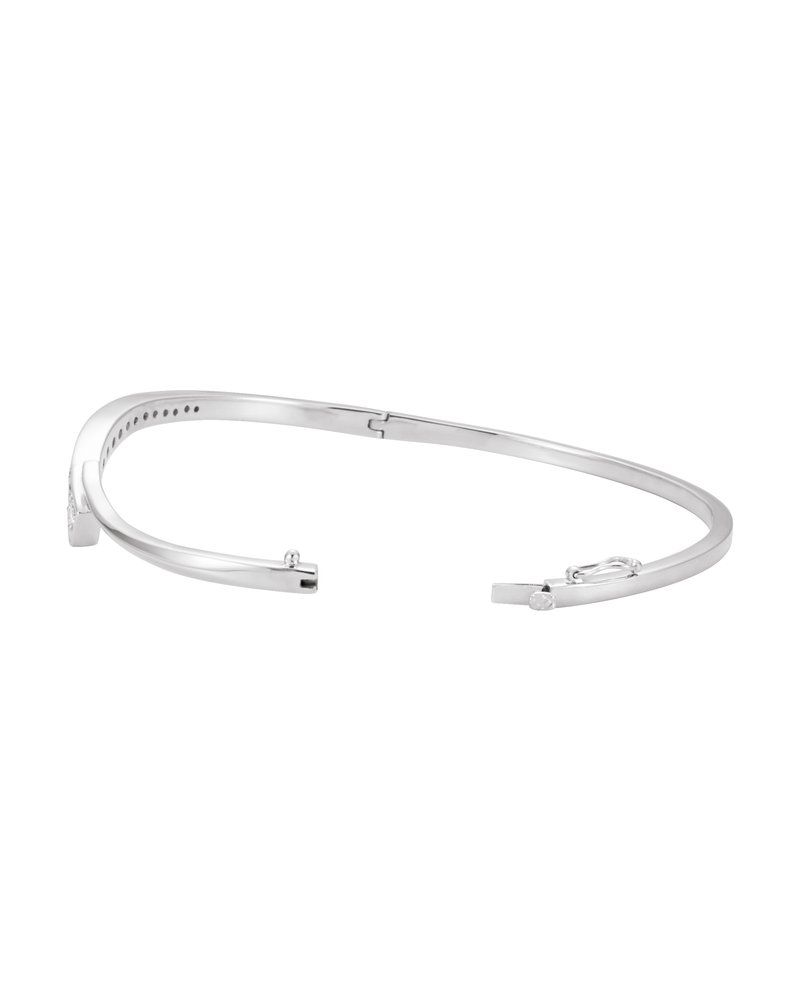 Bracelete Rígido Cravejado em Ouro 14k com Diamantes Naturais – Modelo 5