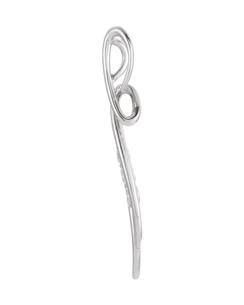 Pingente Orgânico Cravejado em Ouro 14k com Diamantes Naturais – Modelo 7