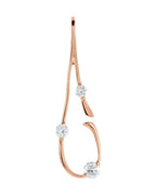 Pingente Orgânico Cravejado em Ouro 14k com Diamantes Naturais – Modelo 6