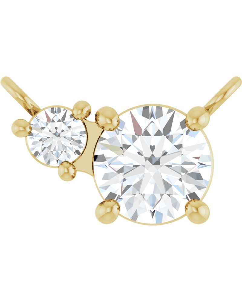 Colar Cravejado em Ouro 14k com Diamantes de Laboratório – Modelo 3