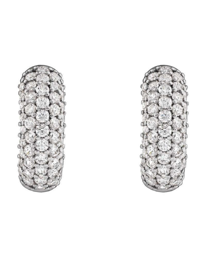 Brinco de Aro Cravejado em Ouro 14k com Diamantes de Laboratório – Modelo 11
