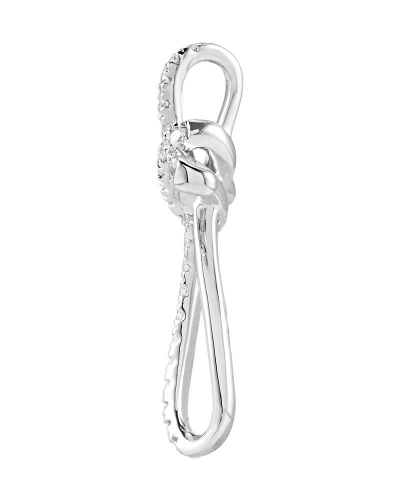 Pingente Cruz Cravejado em Ouro 14k com Diamantes de Laboratório – Modelo 9