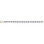 Pulseira riviera ametista – Ouro Amarelo 14k